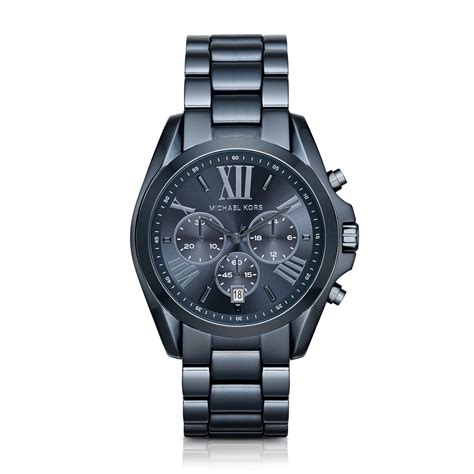 michael kors bradshaw blue watch 43mm|michael kors bradshaw chronograph watch.